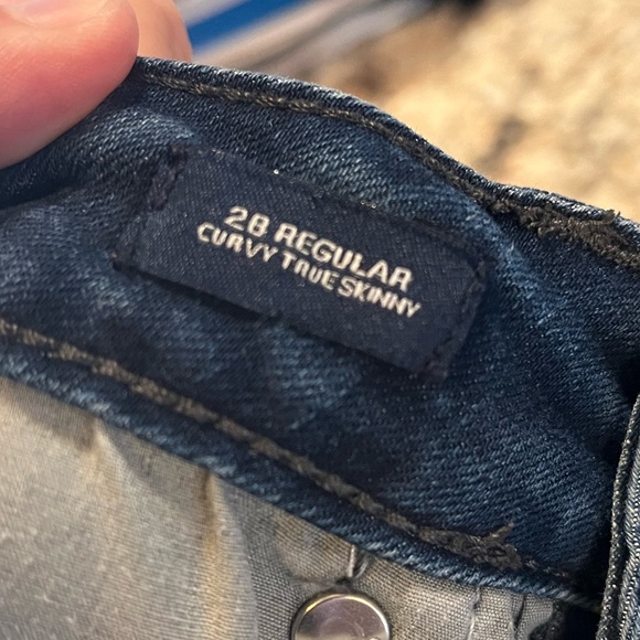 Gap jeans women’s 28 regular Curvy True Skinny blue stretch ankle 27x29 - Picture 12 of 14